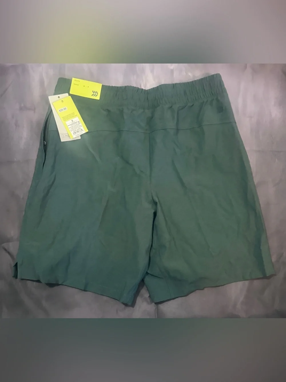 All in motion Men's Elastic Waist Athletic Shorts - Forest Green‎